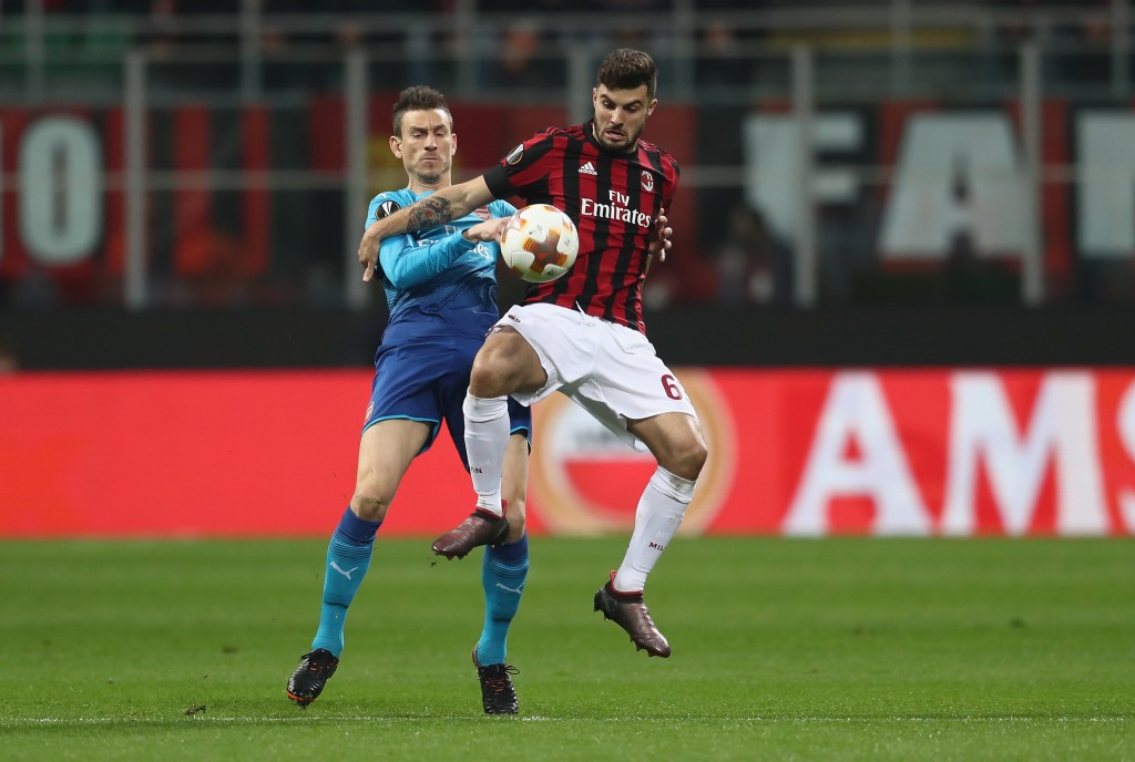 Koscielny Cutrone Milan-Arsenal