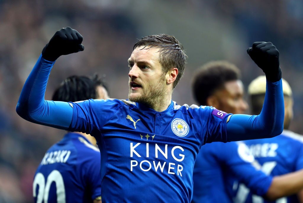 Jamie Vardy, attaccante inglese del Leicester City