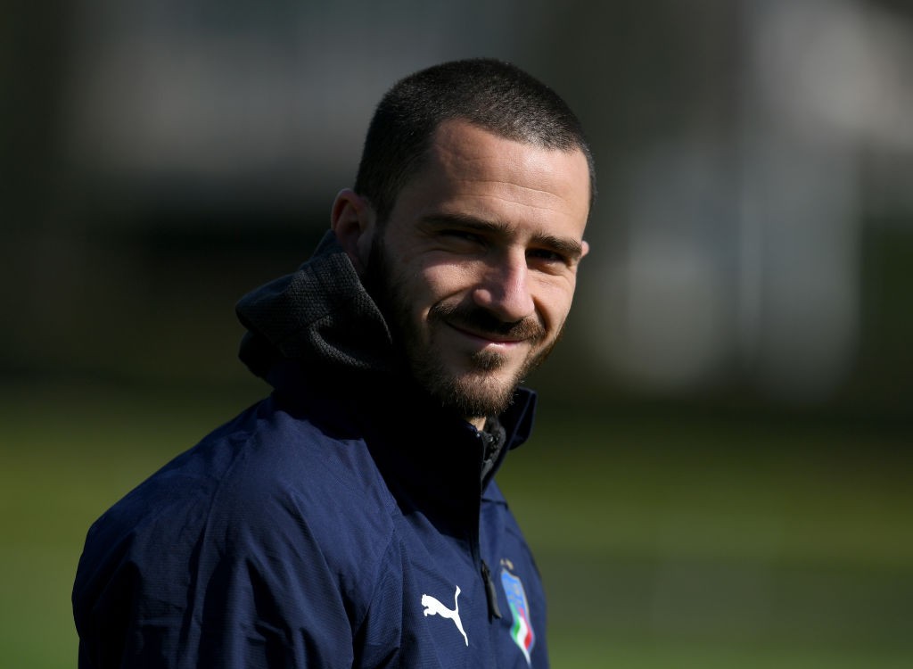 Leonardo Bonucci difensore del Milan e dell'Italia