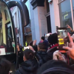 L'arrivo del Milan a Londra, foto @PianetaMilan