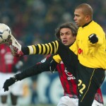 Marcio Amoroso e Paolo Maldini