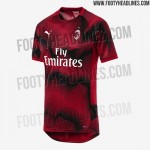 maglia prematch Milan