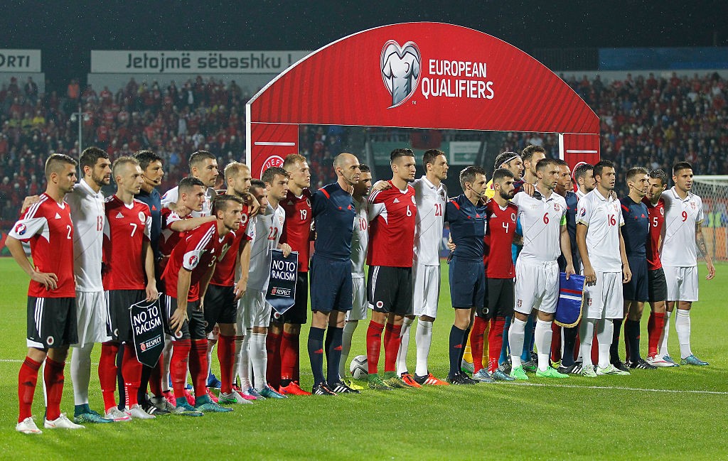 Serbia-Albania nel 2015, Getty Images