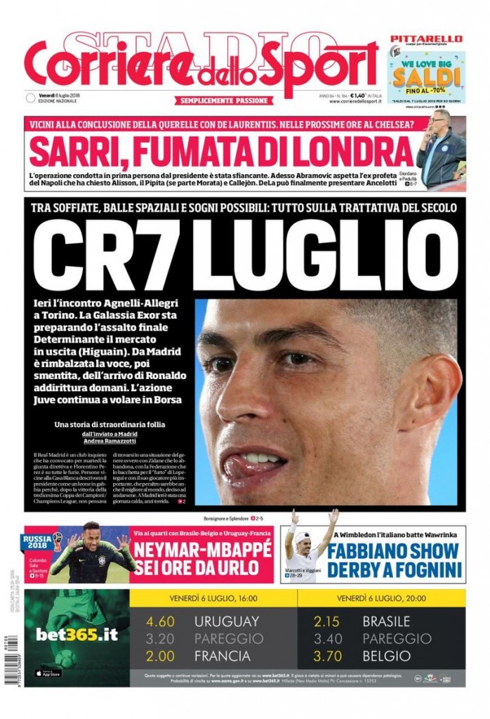 Prima_Corriere_6_Luglio_2018