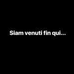 Il messaggio di Conti su Instagram