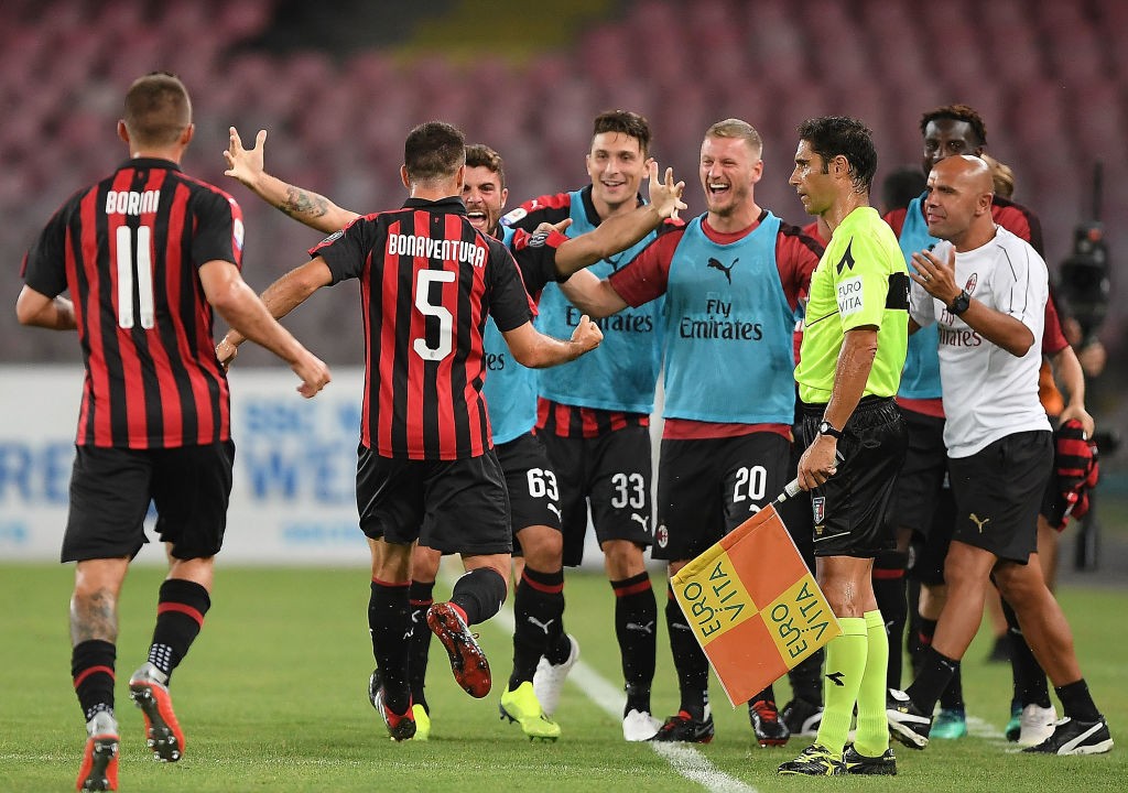 gol Milan esultanza