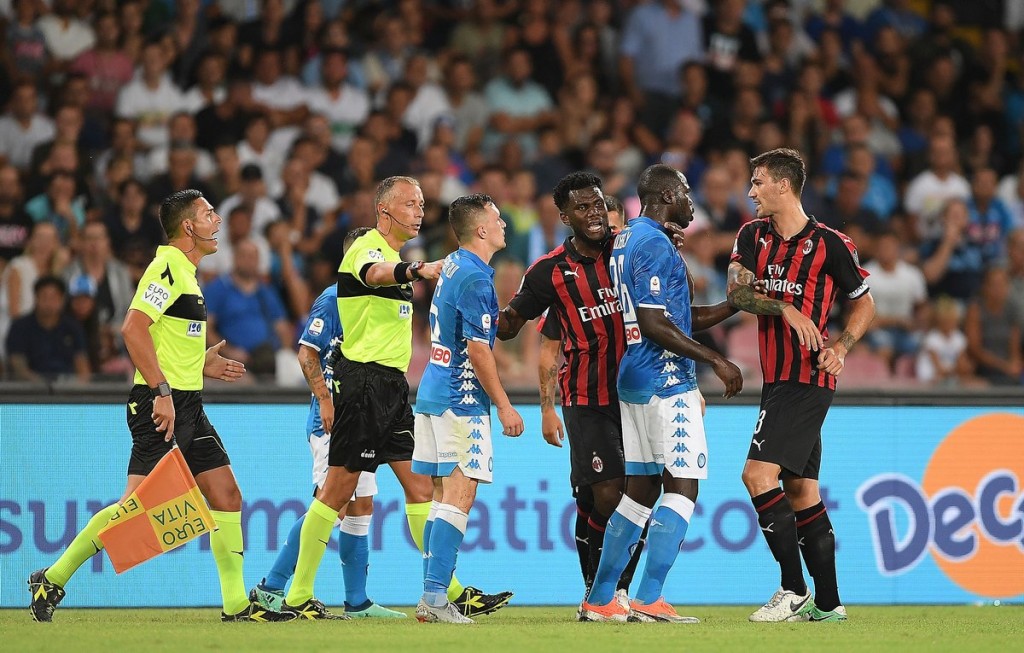 Napoli Milan Koulibaly Romagnoli