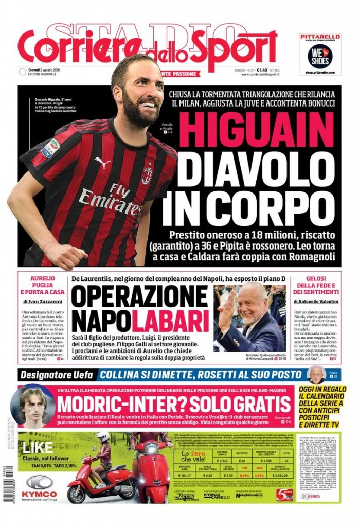 Prima_Corriere_2_Agosto_2018