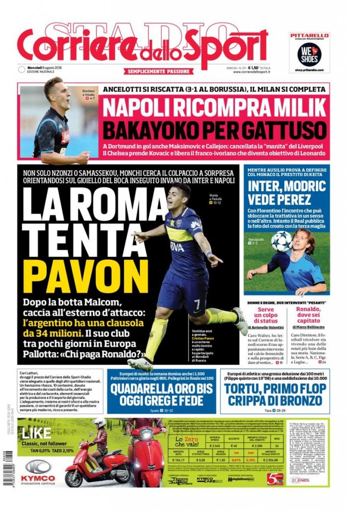 Prima_Corriere_8_Agosto_2018