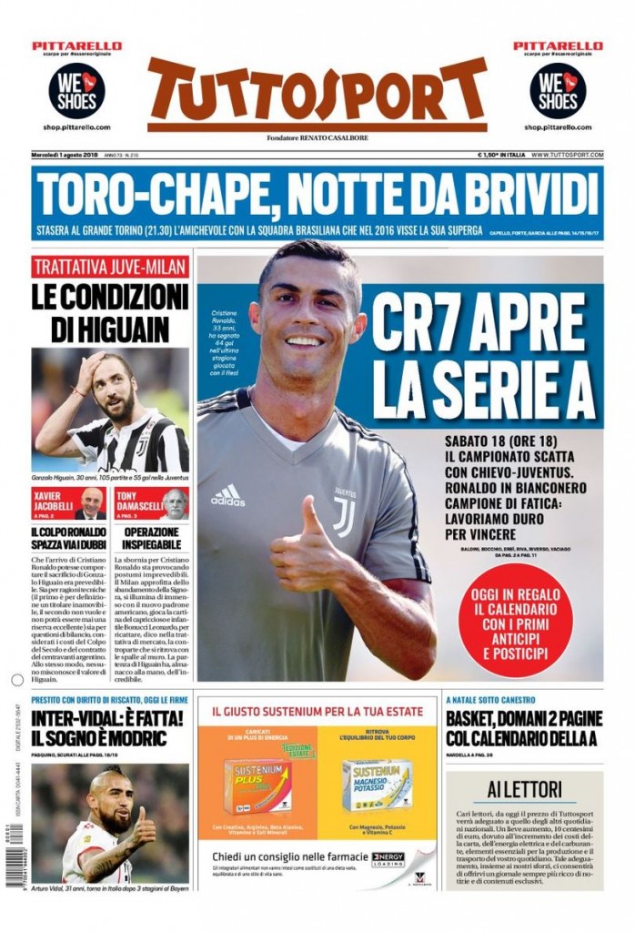 Prima_Tuttosport_1_Agosto_2018