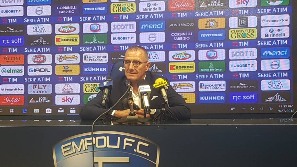 Aurelio Andreazzoli, allenatore dell'Empoli