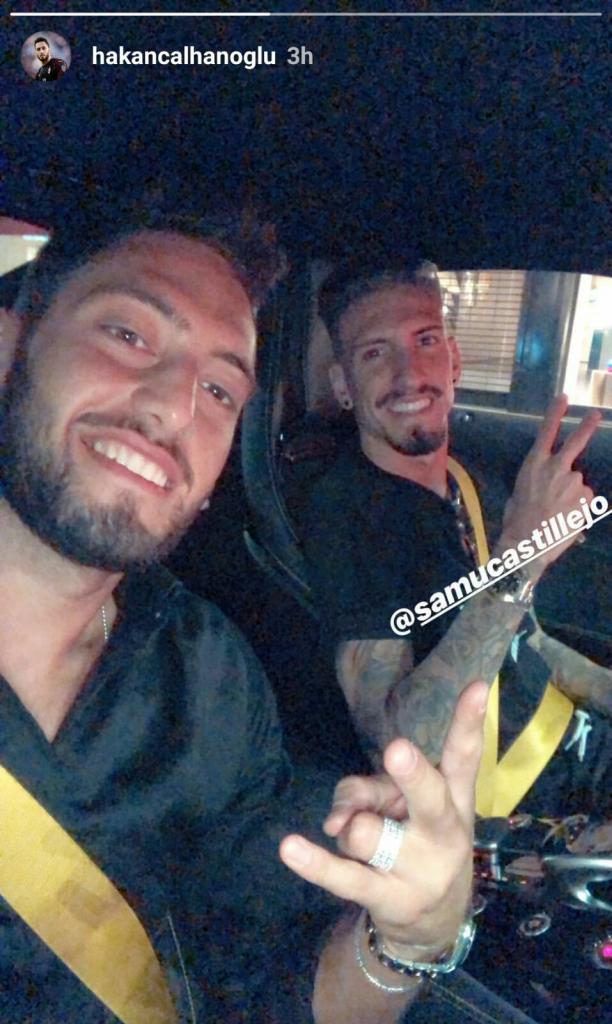 Castillejo e Calhanoglu