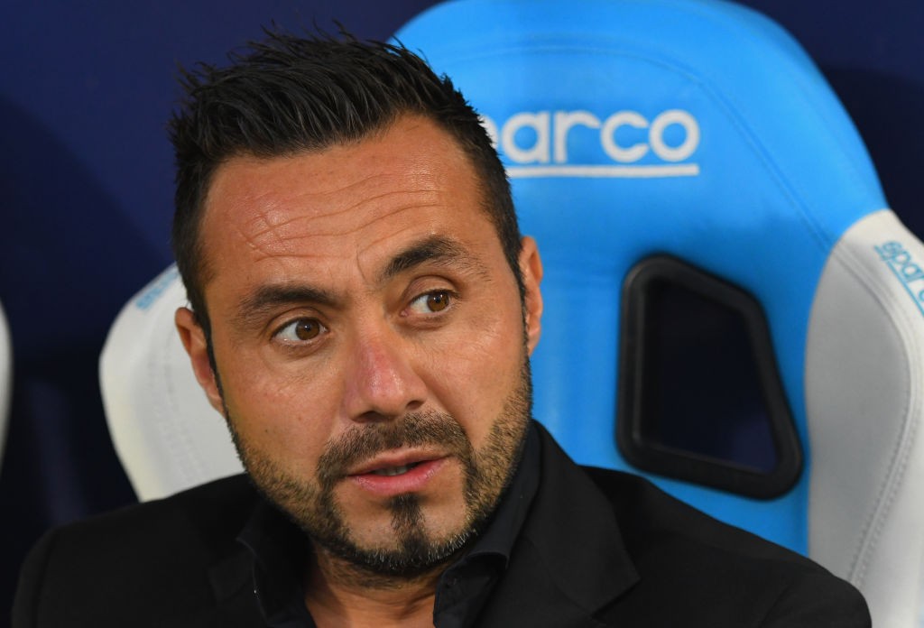 Roberto De Zerbi, allenatore del Sassuolo
