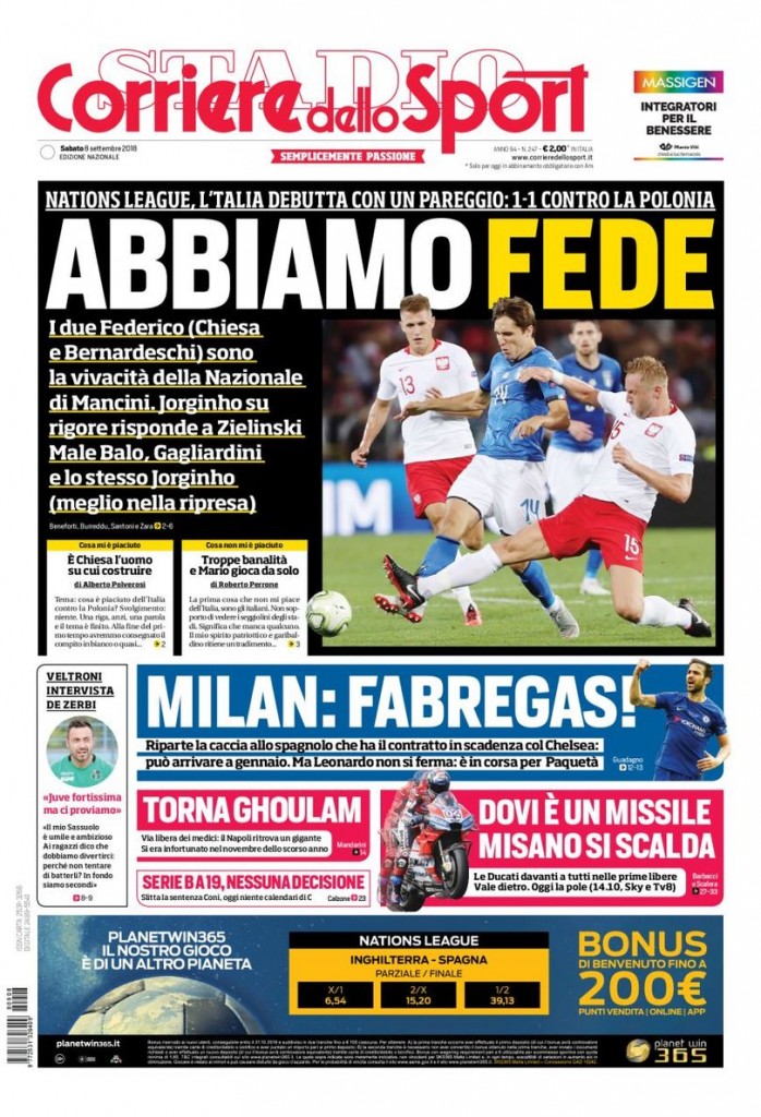 Prima_Corriere_8_Settembre_2018