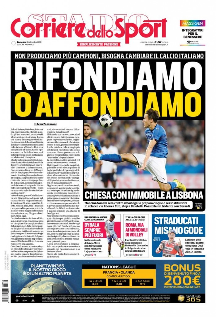 Prima_Corriere_9_Settembre_2018