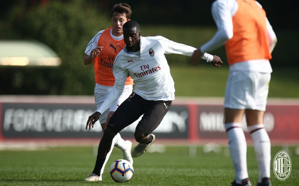 Bakayoko amichevole a Milanello contro la Primavera