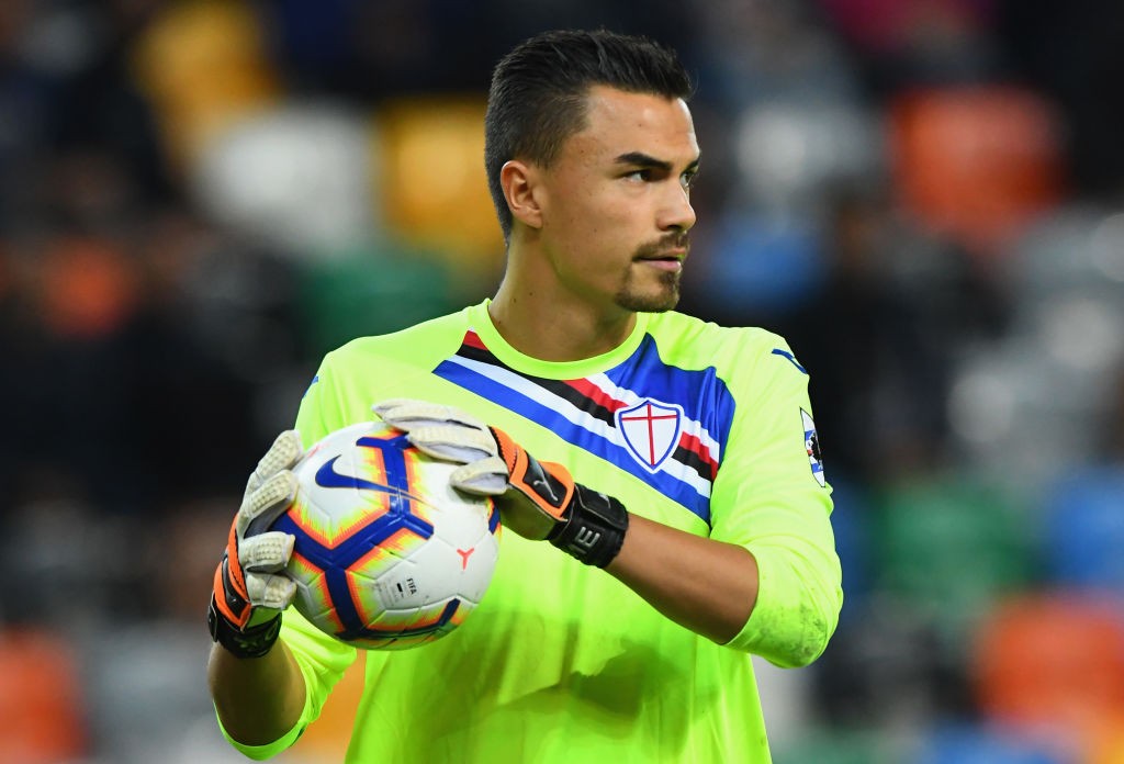Emil Audero, portiere della Sampdoria