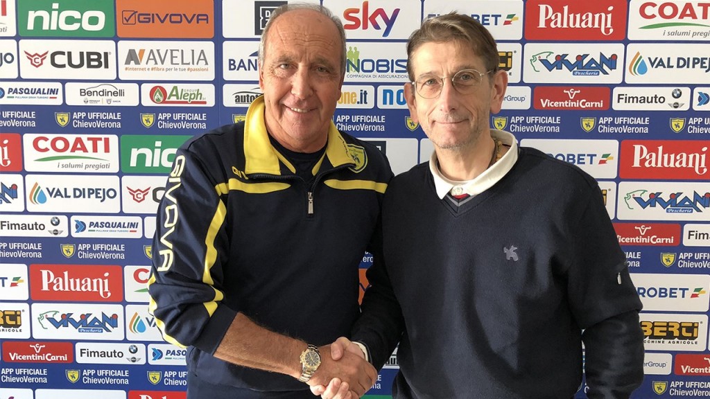 Gian Piero Ventura e Luca Campedelli Chievo Verona