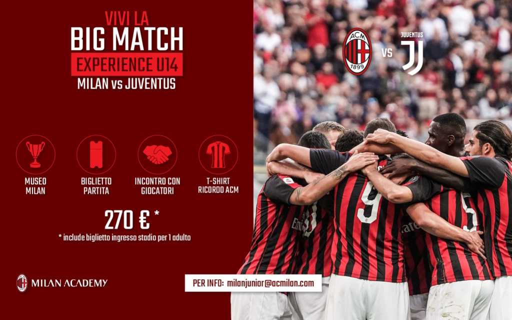 Milan-Juventus - Big match esperience U14