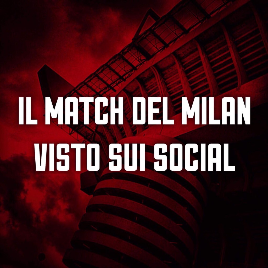 La partita del Milan sui social tra commenti e sfottò