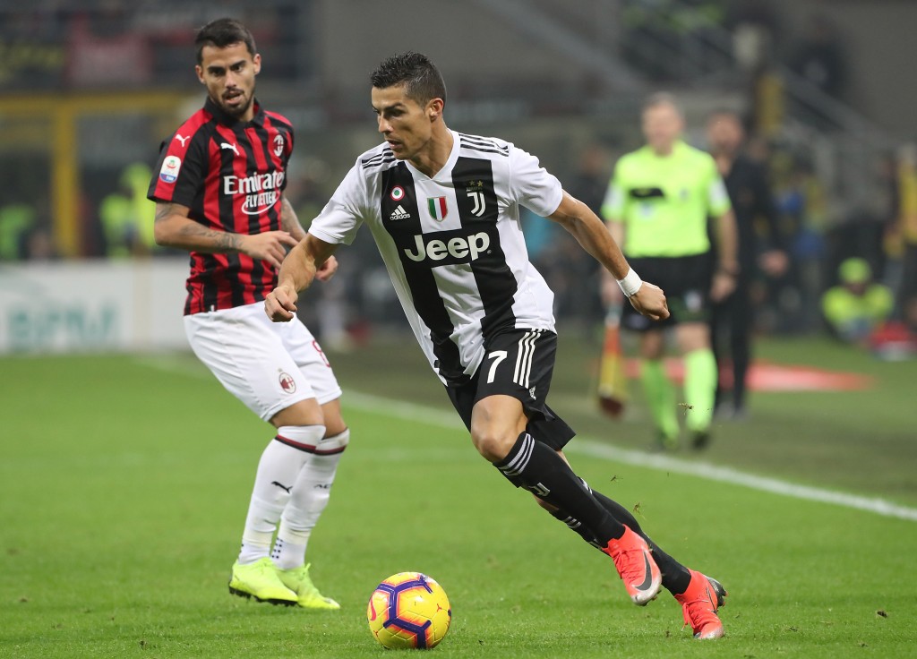 Suso Cristiano Ronaldo Milan-Juventus