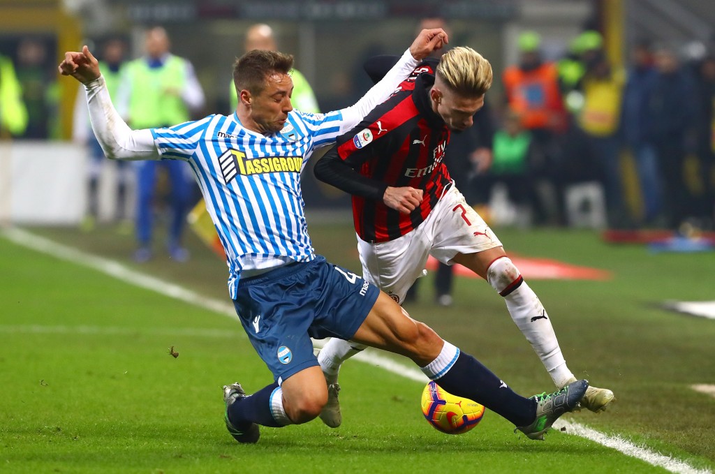 Milan-Spal 2018-2019 Castillejo