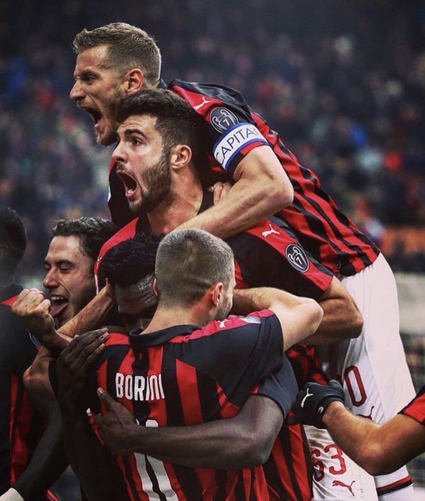 Cutrone Abate esultanza