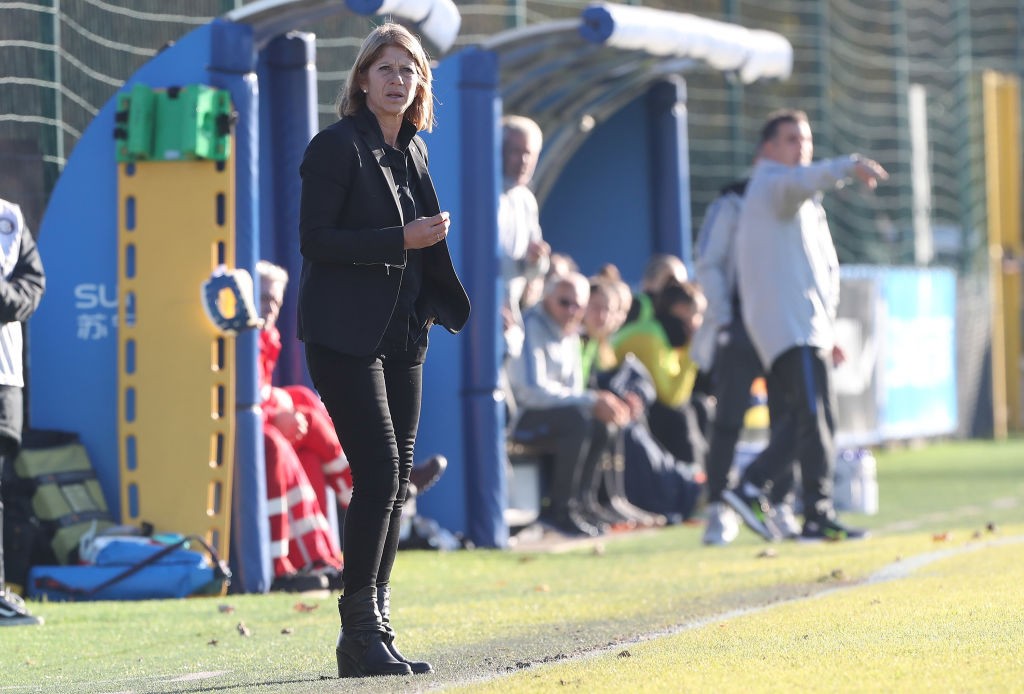 Carolina Morace, allenatore del Milan Femminile