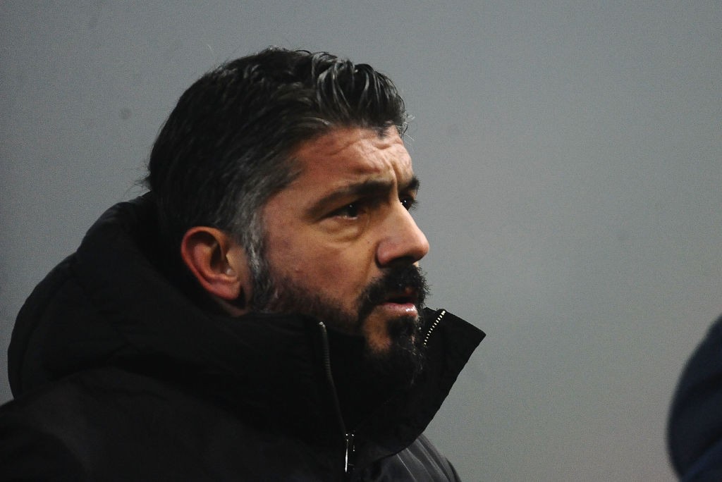 Rino Gattuso, allenatore del Milan