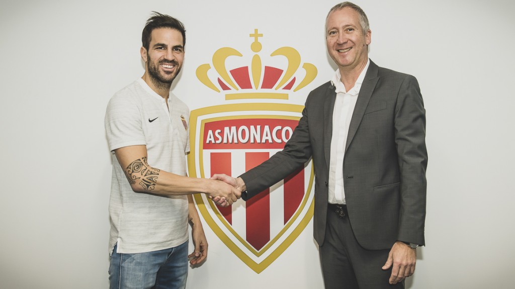 CCesc Fabregas, nuovo centrocampista del Monaco, foto sito Monaco