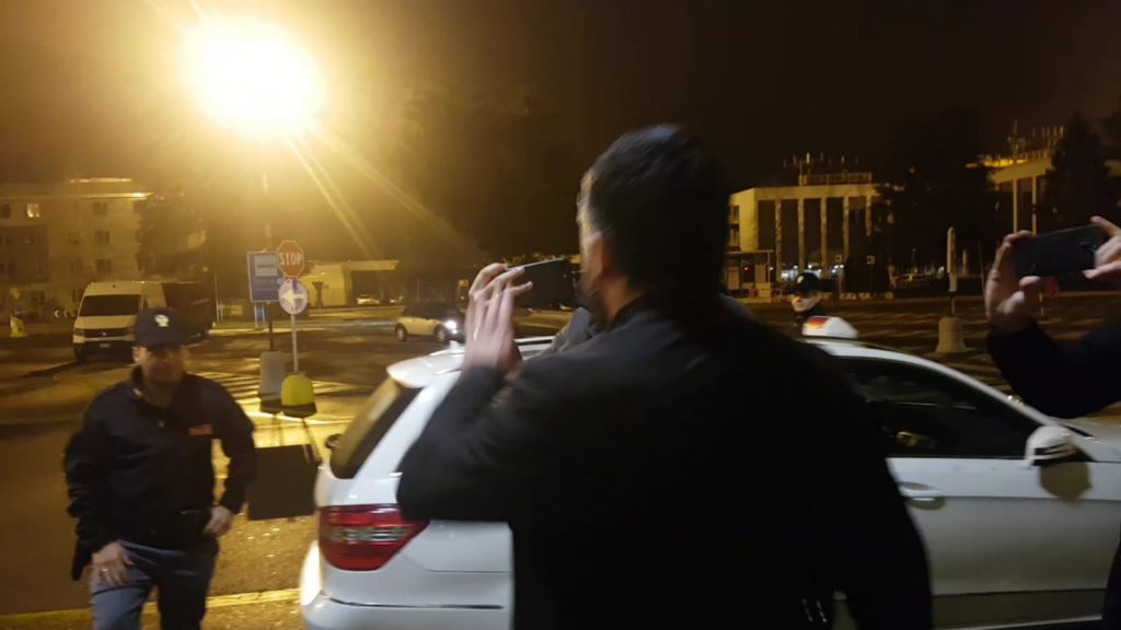Gattuso a Malpensa nervoso coi giornalisti