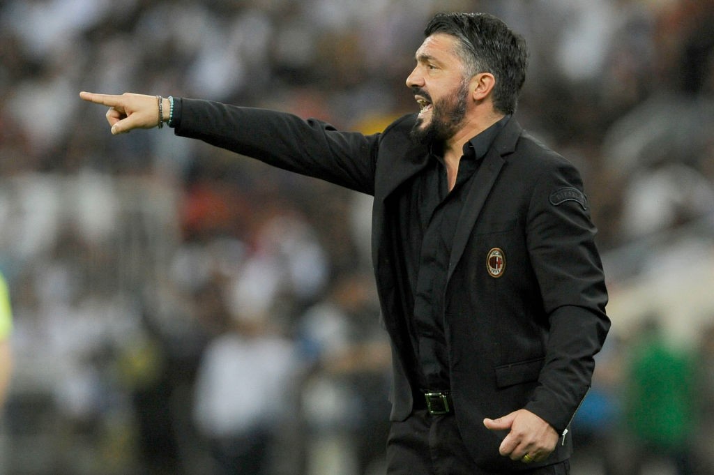 Rino Gattuso, allenatore del Milan