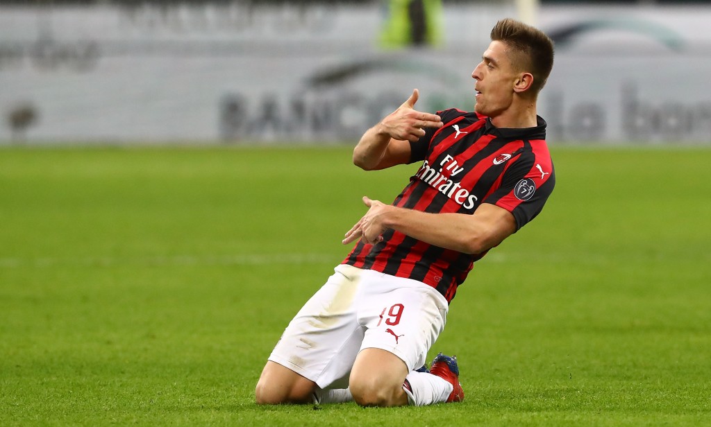 Krzysztof Piatek, attaccante del Milan (credits: GETTY images)