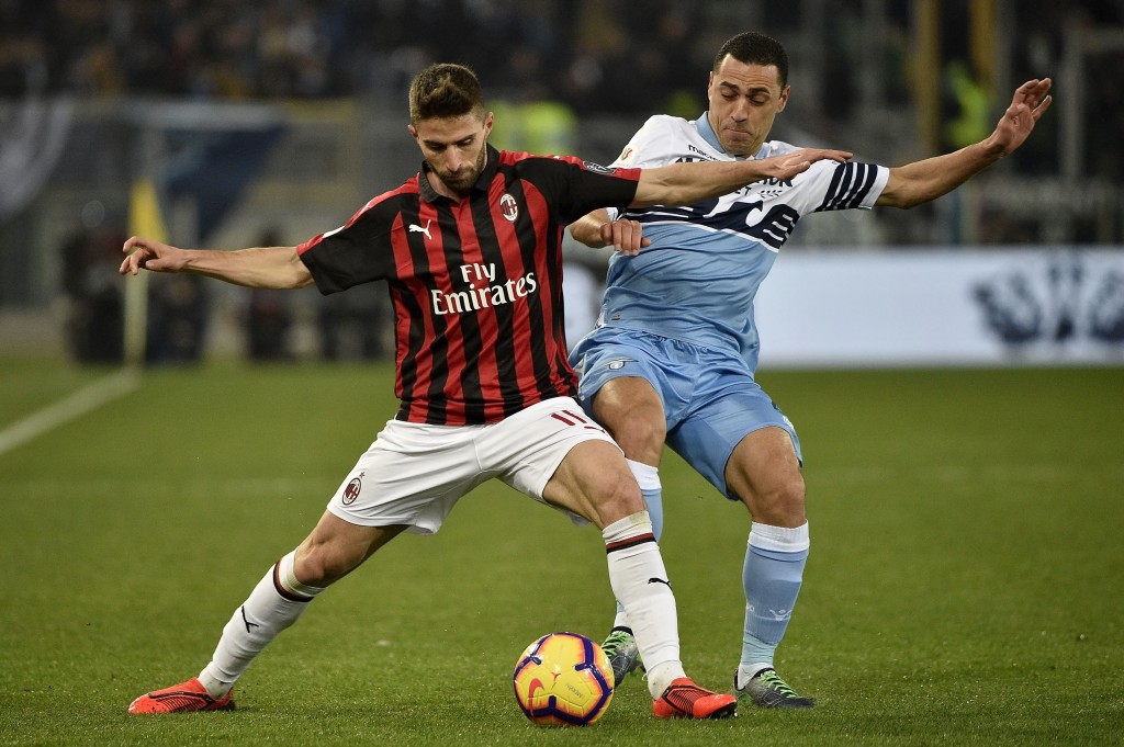 Fabio Borini e Romulo, Lazio-Milan, Getty Images