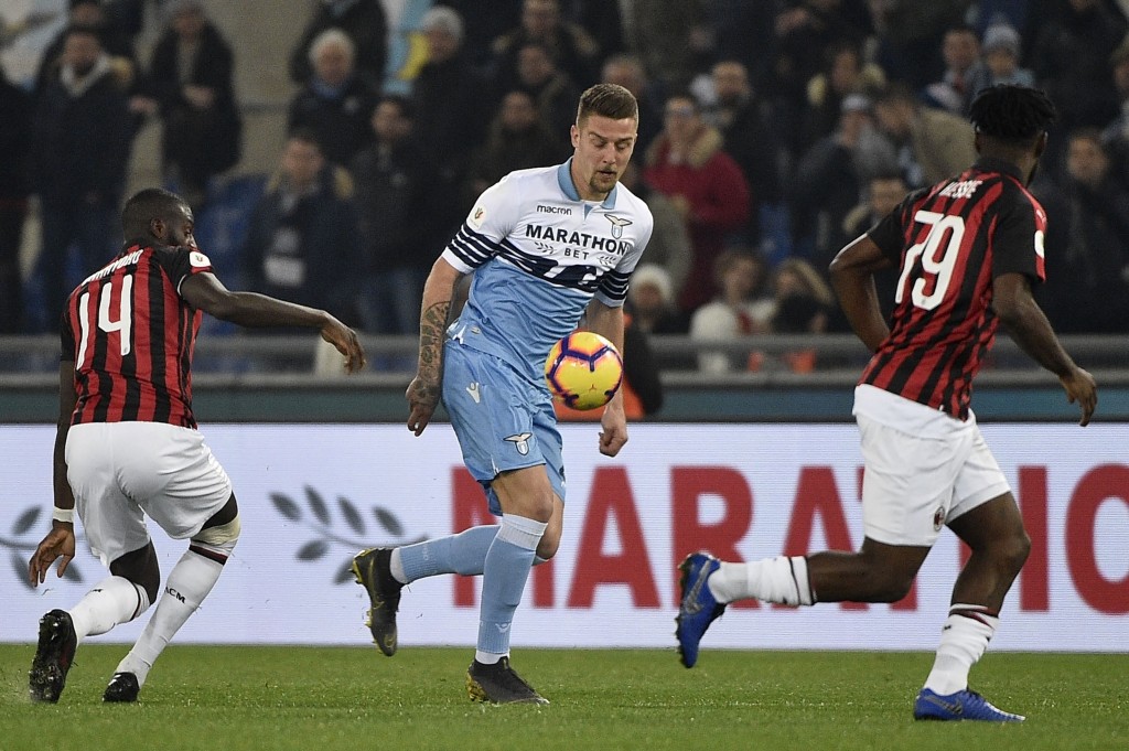 Kessie Milinkovic-Savic Bakayoko Lazio-Milan