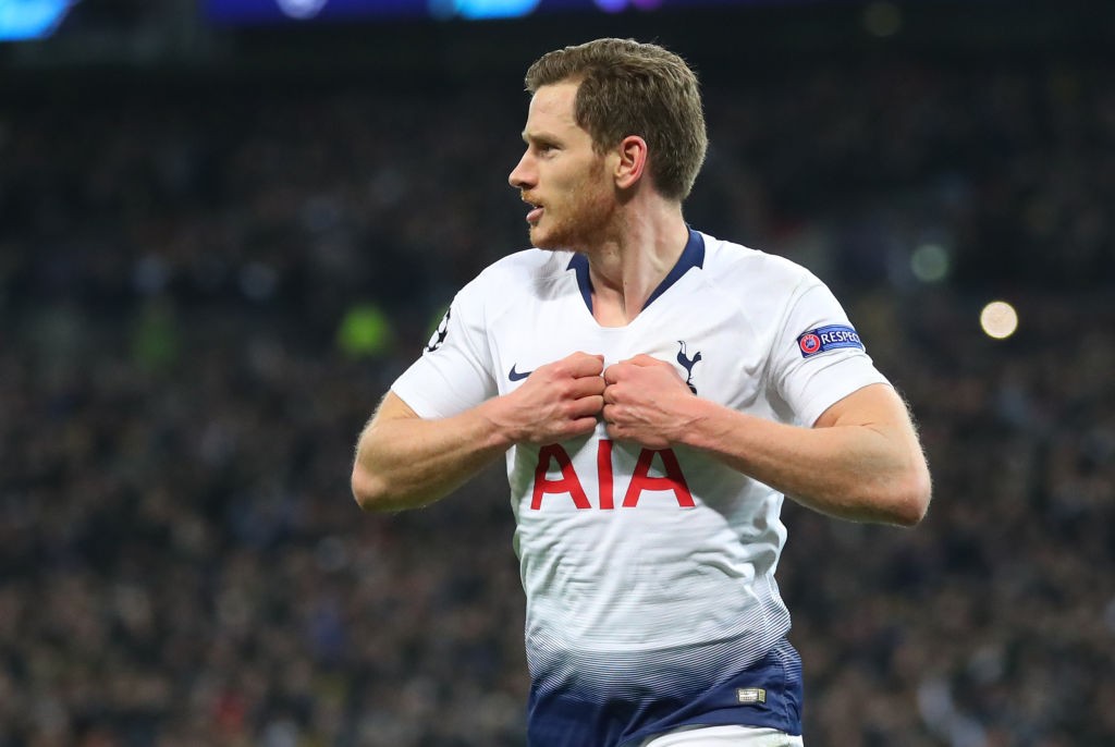 Jan Vertonghen, difensore del Totthenham