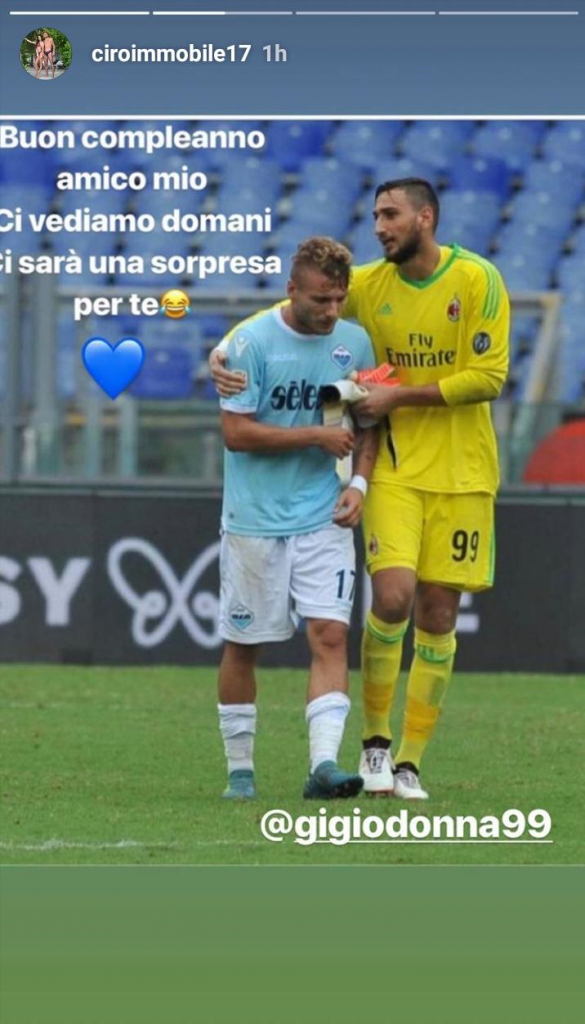 Immobile e Donnarumma