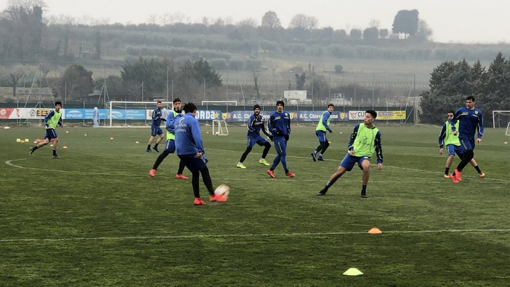 Allenamento Chievo Verona