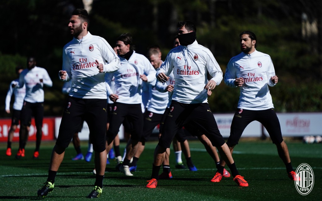 allenamento Milan Milanello