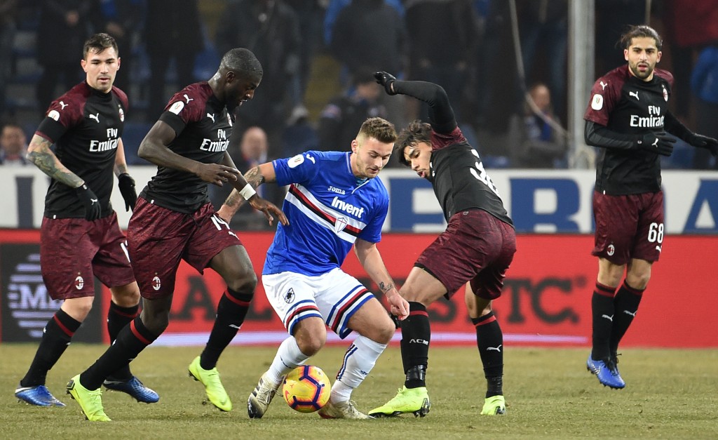 Sampdoria Milan Coppa Italia