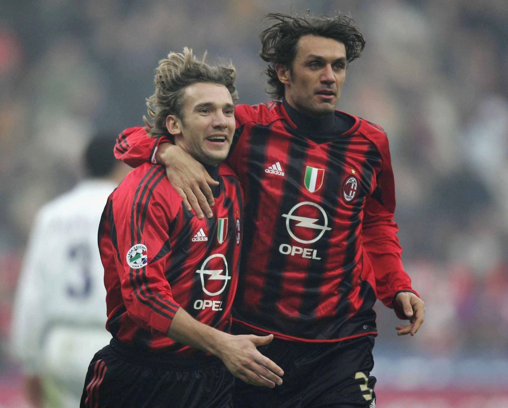 Shevchenko Maldini Milan