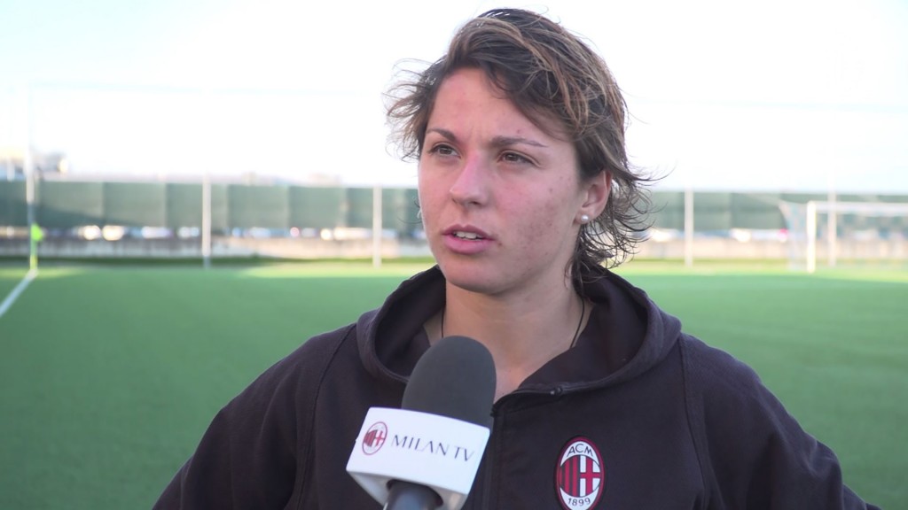 Valentina Giacinti, attaccante del Milan Femminile, @acmilan