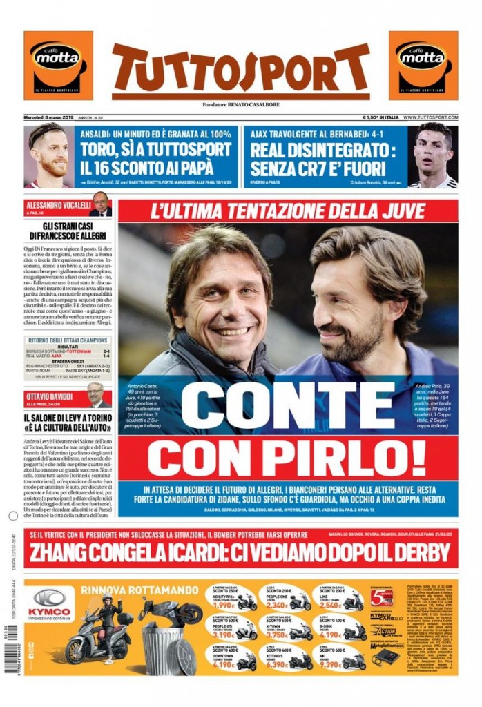 Tuttosport 6 marzo 2019