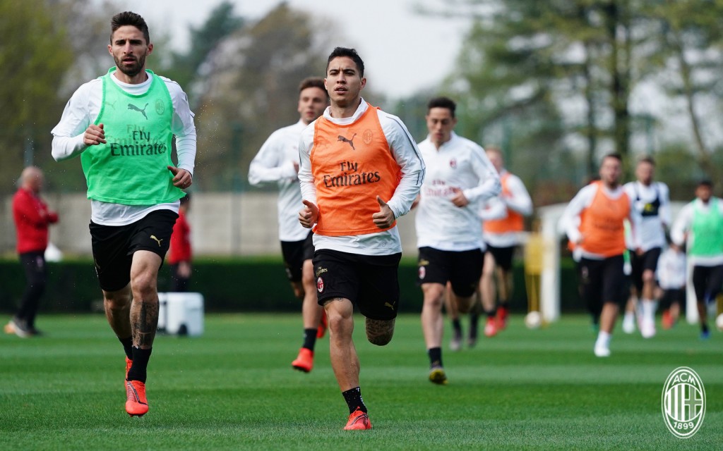 allenamento Milan Milanello