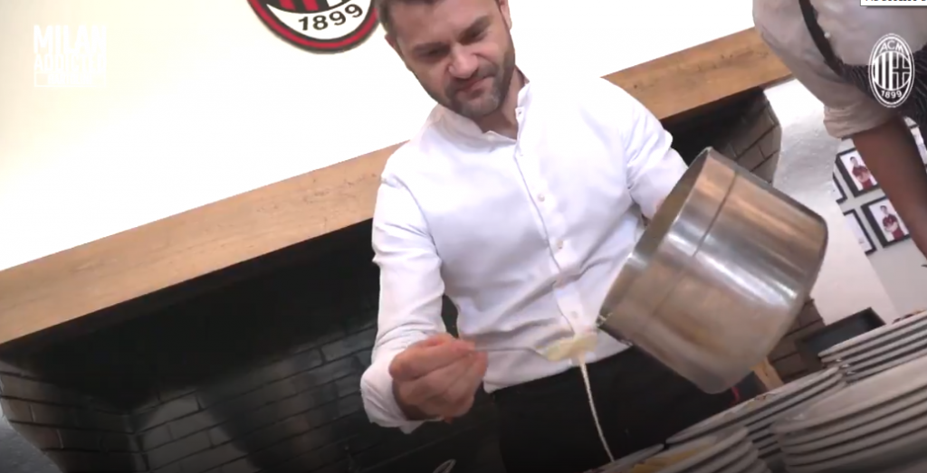 Lo chef stellato Enrico Bartolini, acmilan.com