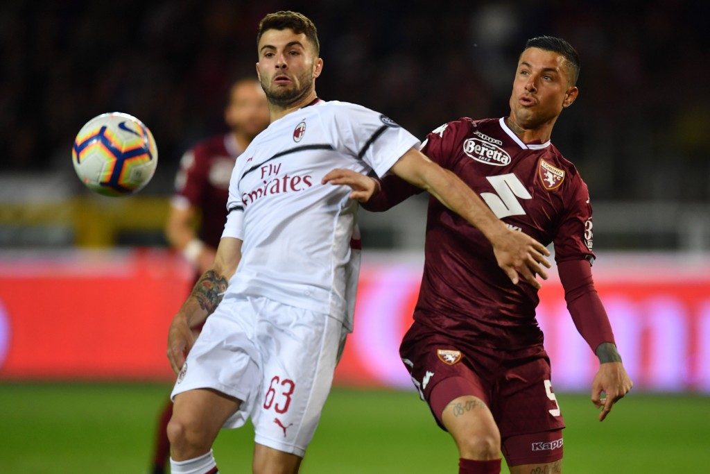 Armando Izzo e Patrick Cutrone in Torino-Milan, Getty Images