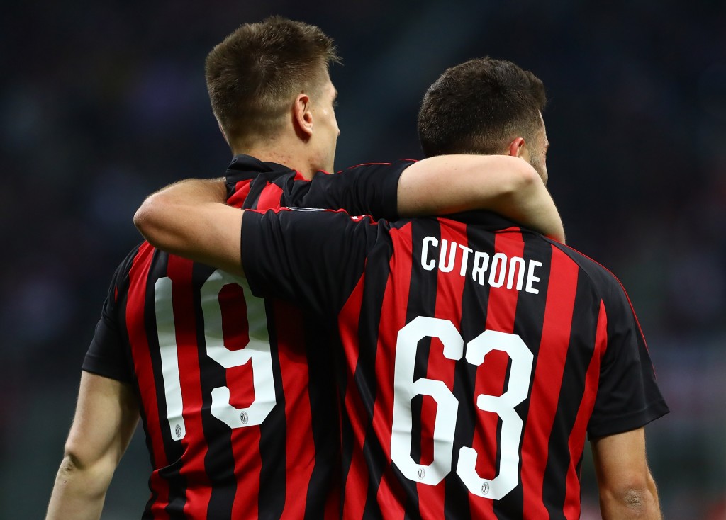 Krzysztof Piatek e Patrick Cutrone, Milan, Getty Images