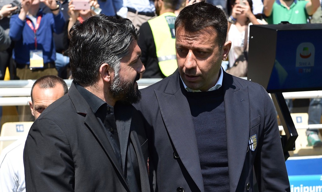 Gattuso D'Aversa Parma Milan