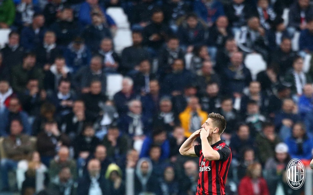 Krzysztof Piatek Juventus-Milan