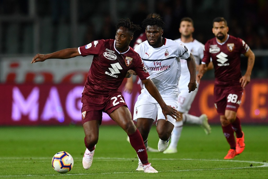 Soualiho Meite e Franck Kessie in Torino-Milan, Getty Images